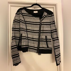 Lou & Grey Assyemtrical Zip Jacket